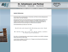 Tablet Screenshot of dr-schuhmann-partner.de